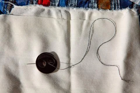 Black button Foto stock