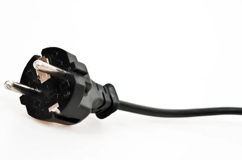 Black cable jack Stock-Fotos