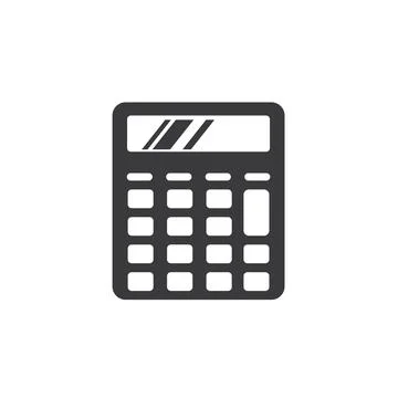 Black calculator vector element design template イラスト素材