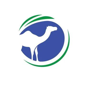 Black camel element  icon vector illustration design template Stock Illustration