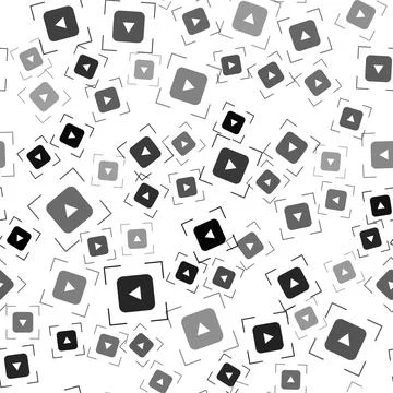 Black Camera focus frame line icon isolated seamless pattern on white background Illustrazione stock