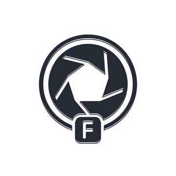 Black Camera shutter icon isolated on white background.  Vector 스톡 일러스트