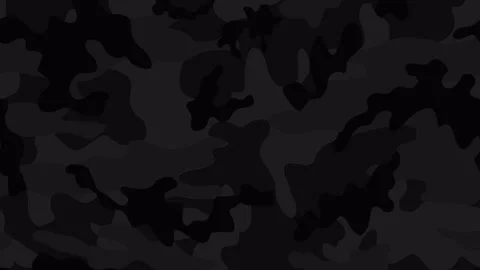 Black camouflage seamless pattern pattern transition Stock Footage 276568883