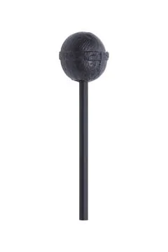 Black candy isolated on white Stock Photos