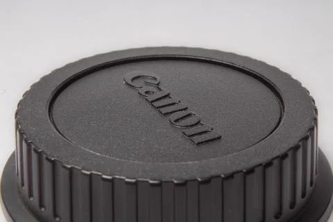 Black canon cap Stock Photos