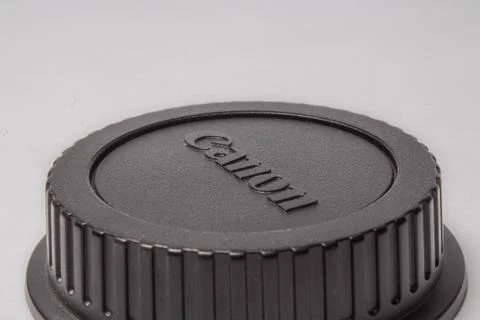 Black canon cap Stock Photos