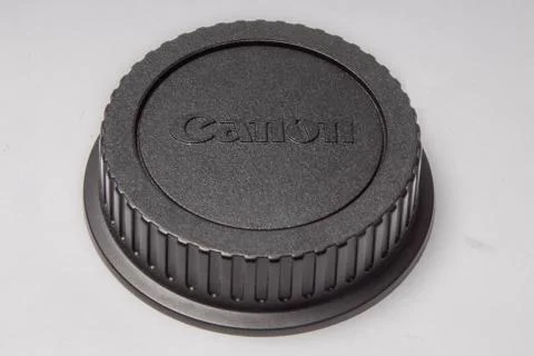Black canon cap Stock Photos