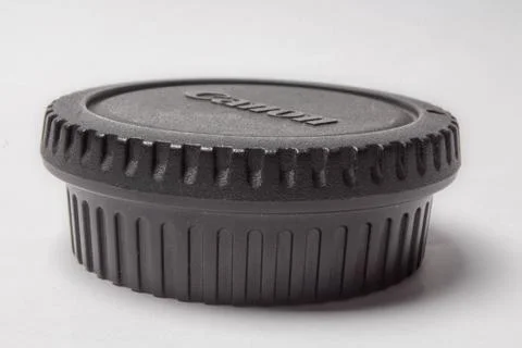 Black canon cap Stock Photos