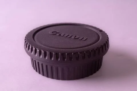 Black canon cap Stock Photos