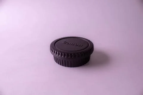 Black canon cap Stock Photos