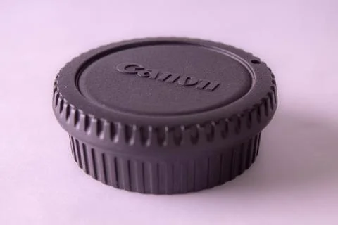 Black canon cap Stock Photos
