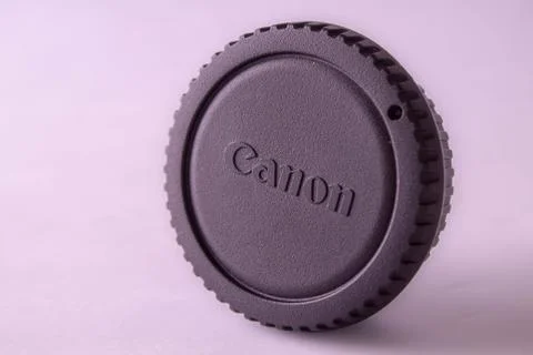 Black canon cap Stock Photos