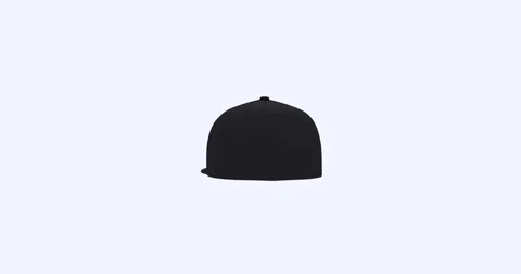 Black cap 3d 360 video Stock Footage 294706649