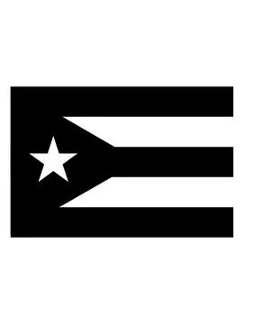 A black capital letter E features a triangular cutout in its vertical spine. Stock Illustration
