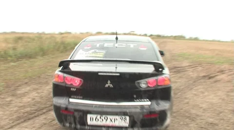 Black Car Stock Footage 7890806