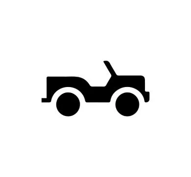 Black car icon Stock Illustration