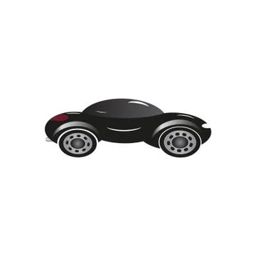 Black car. icon. vector design Stock Illustration