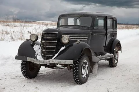 Black car Foto stock