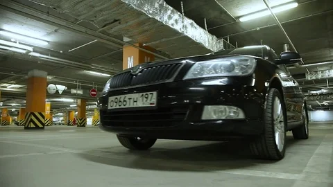 Black car presentation Stock Footage 78551925