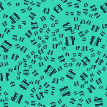 Black Car radiator cooling system icon isolated seamless pattern on green bac Illustrazione stock