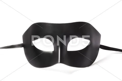 Black carnival mask - stock photo Stock Photos