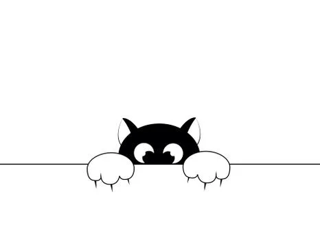 Black cat Stock Illustration