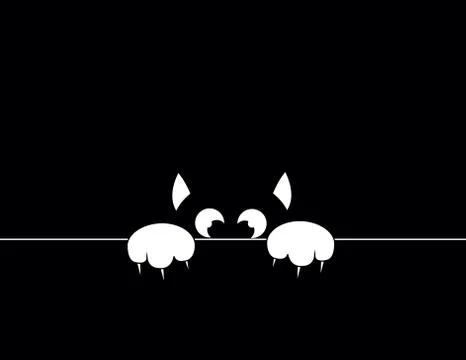 Black cat Stock Illustration