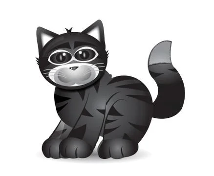 Black cat Stock Illustration