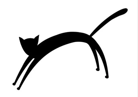 Black cat Stock Illustration