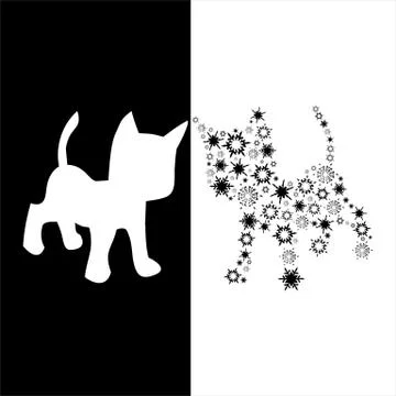 Black cat Stock Illustration