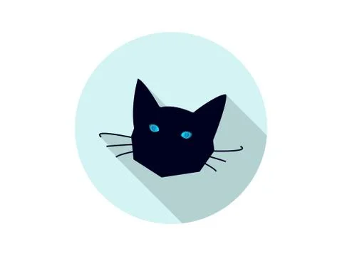 Black cat Stock Illustration