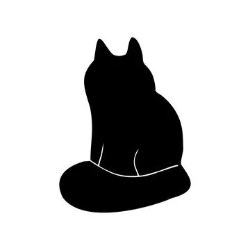 Black cat Stock Illustration