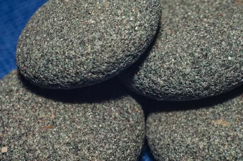 The black cat looking at camera silver background Stock Photos