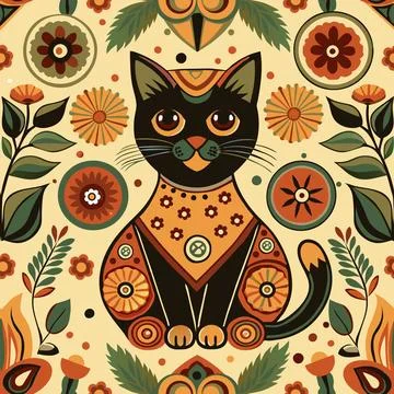 Black cat  Stock Photos