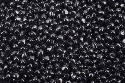 Black caviar Foto stock