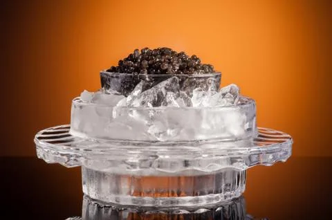 Black caviar Stock Photos