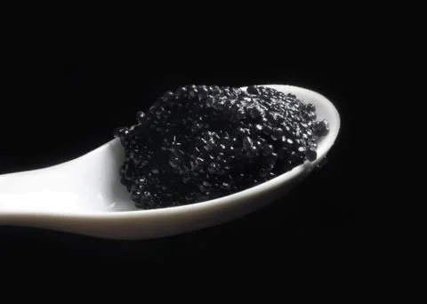 Black caviar Stock Photos