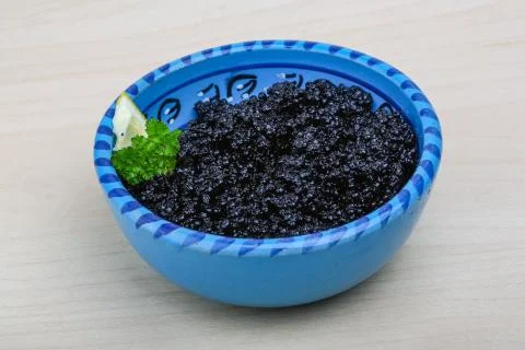 Black caviar Stock Photos