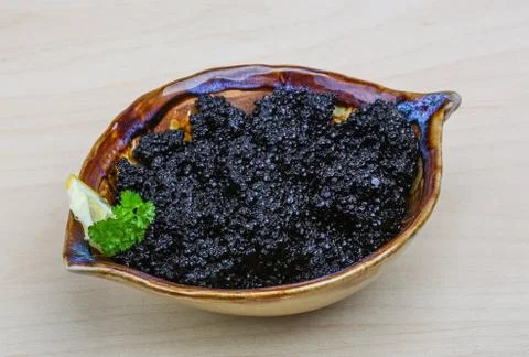 Black caviar Stock Photos
