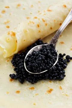 The black caviar Stock Photos