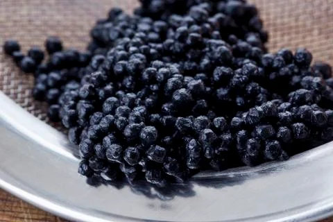 The black caviar 库存照片
