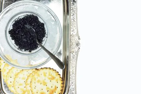 Black caviar Stock Photos