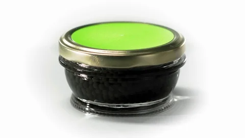 Black Caviar rotated background  Chroma Key for Label Stock Footage 107564429