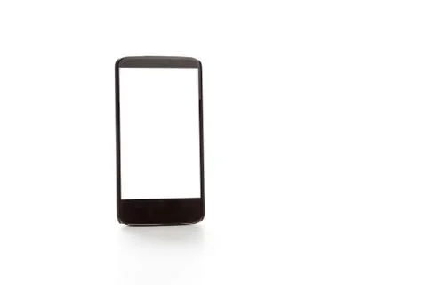 A black cellphone 스톡 사진