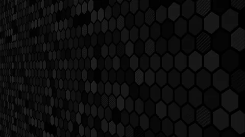 Black cellular iridescent techno background. Stock Footage 298478348