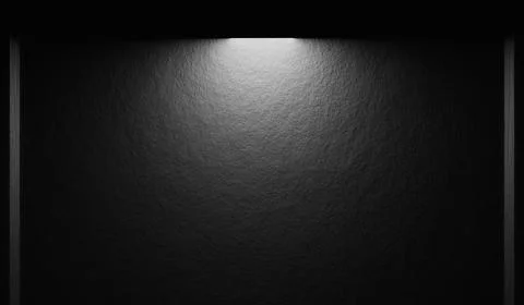 Black cement texture with focused light.Blank space background Stock Illustration