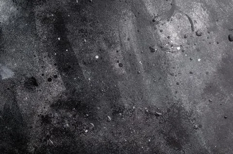 Black cement texture with subtle gray gradients ideal for rustic culinary s.. 스톡 사진