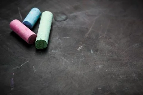 Black chalkboard texture. Stock Photos