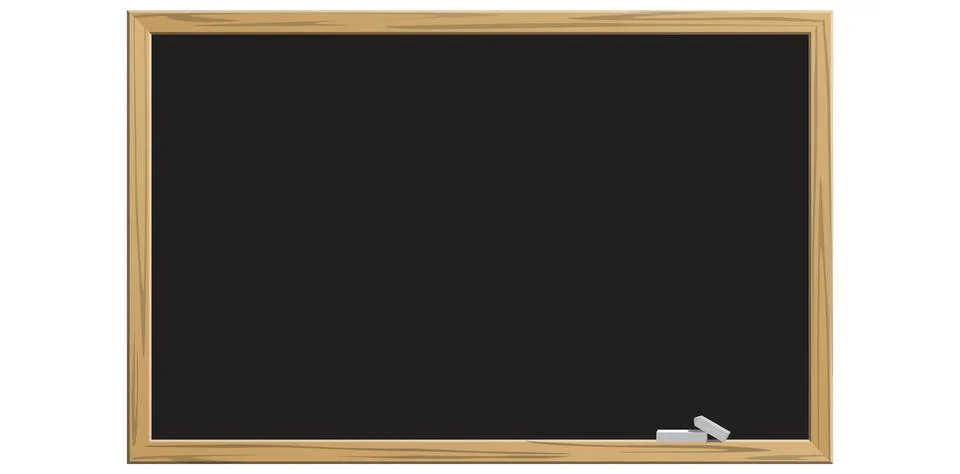 Black chalkboard Vector Illustration Illustrazione stock