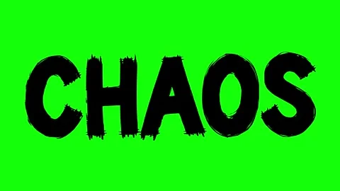 Black chaos text line boil effect animation Stock Footage 346391004